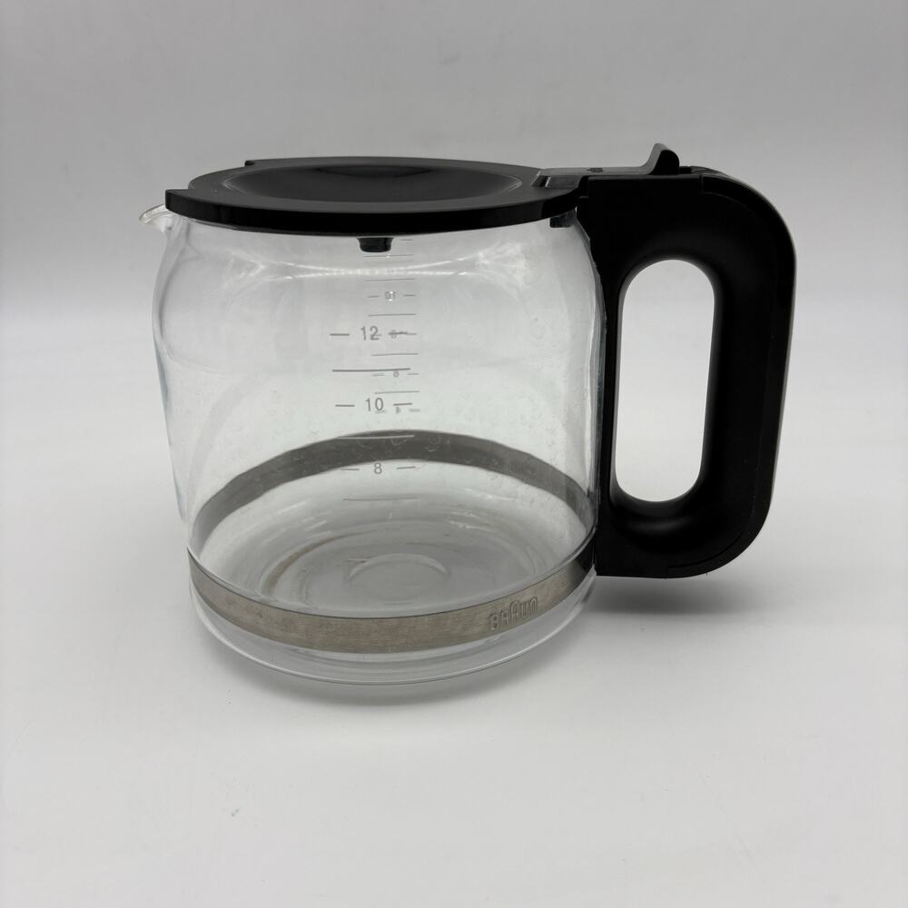 Braun original stainless Thermos coffee carafe w Lip 12 cups Type 3107/3109